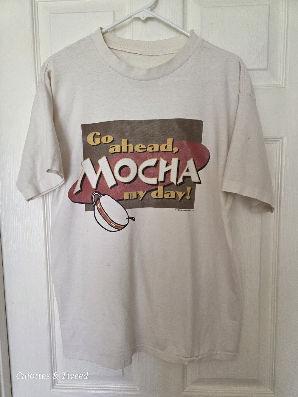 Hallmark - "Go ahead MOCHA my day!"  Oversized T-shirt